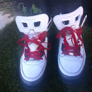 Nike Air Jordan Spizike Id White- black- red